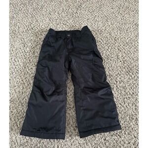 Faded Glory Boys Black Snow Pants‎ Size Small 4-5